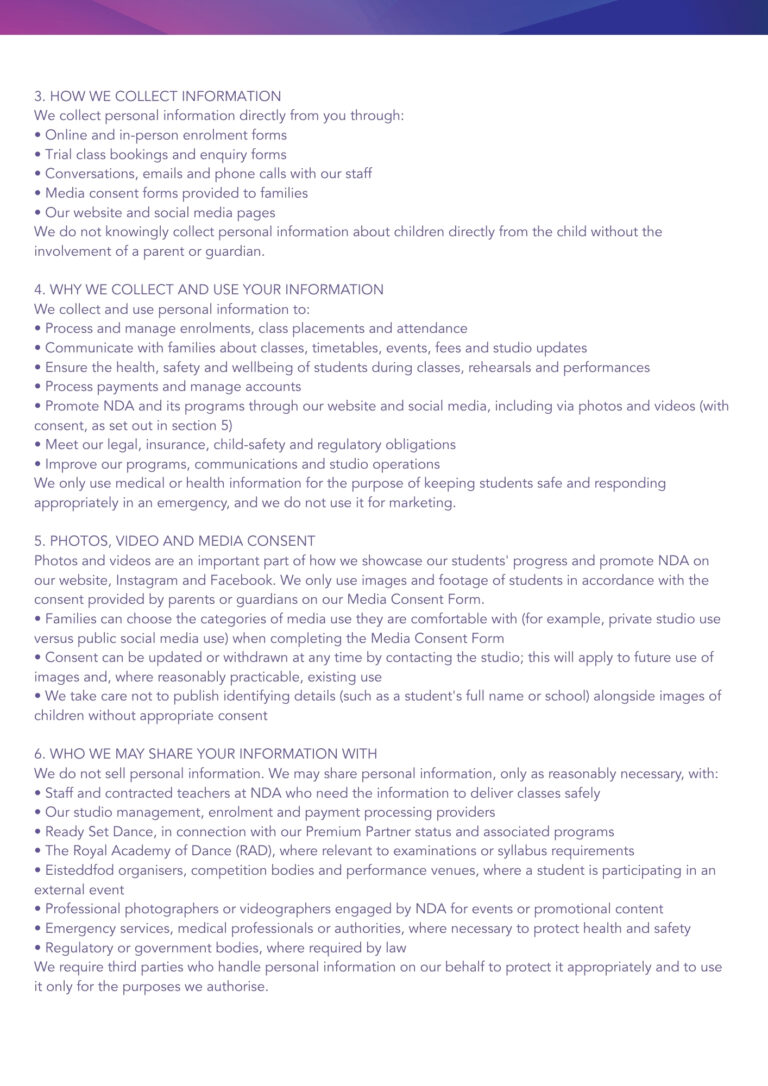 Privacy Policy -